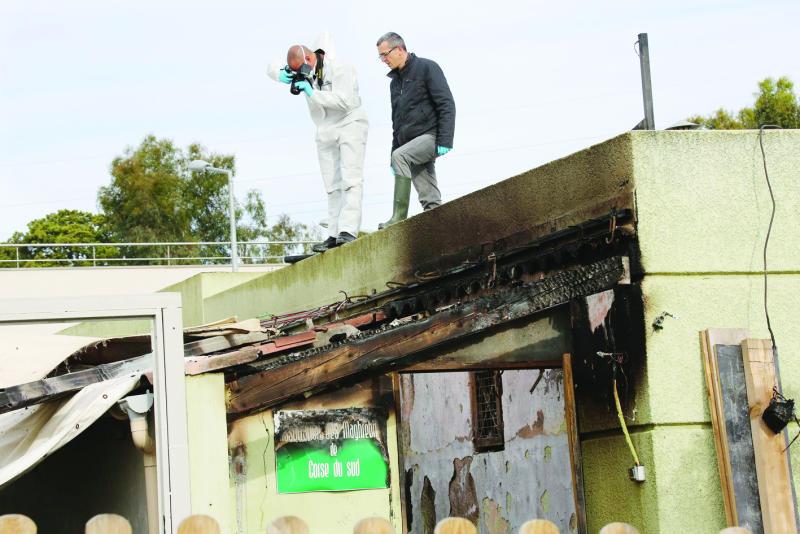 Muslim prayer hall set on fire in France